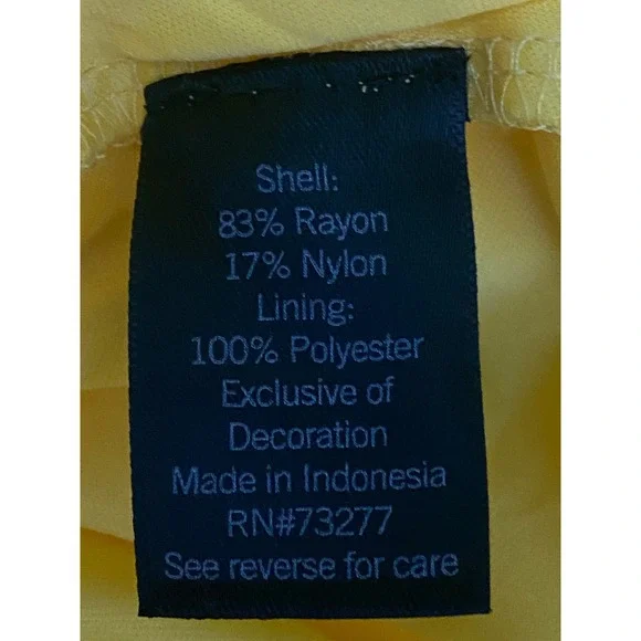 Simply Vera Vera Wang Marigold Tiered Maxi Dress XXL Sleeveless V-Neck Boho - Picture 4 of 8